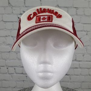 CALLAWAY GOLF | Canada flag adjustable sun visor